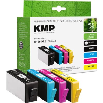2. KMP 1712.4005 ink cartridge 4 pcs. Replacement High (XL) yield Cyan