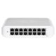 4. Switch Ubiquiti UniFi Lite 16 PoE 16p PoE (PoE+: 8;) Managed Gigabit (USW-Lite-16-PoE-EU)