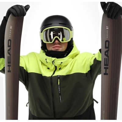 5. O'neill Men's Winter Sports Jacket Carbonite Snowboard Skis 10K Green Black
