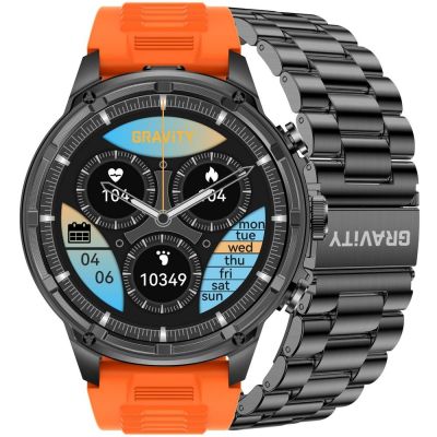 Smartwatch Gravity Black Strap + Bracelet GT41-4