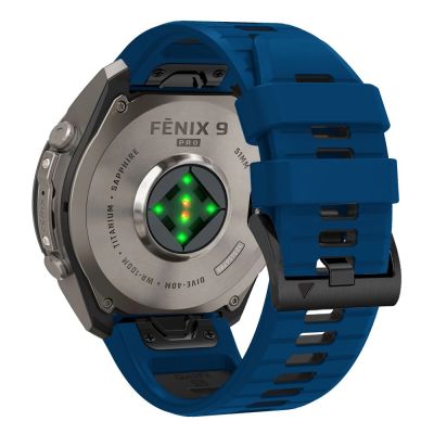 2. Tech-Protect Iconband Pro Strap for Garmin Fenix 5X / 5X Plus / 6X / 6X Pro / 7X / 8 / 8 Pro / 9 / 9 Pro (47 mm) – navy black