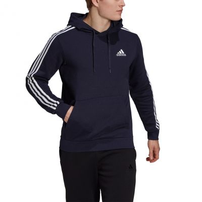 2. adidas Essentials Fleece 3-Stripes Hoodie M GK9073