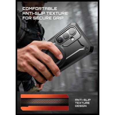 8. Supcase Unicorn Beetle Pro Mag MagSafe 2-set Case for Samsung Galaxy S26+ Plus - Black