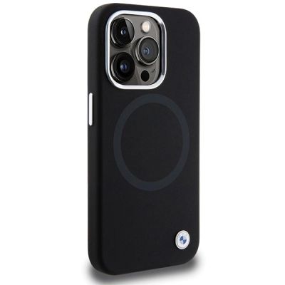 4. BMW Signature Liquid Silicone MagSafe case for iPhone 15 Pro Max - black