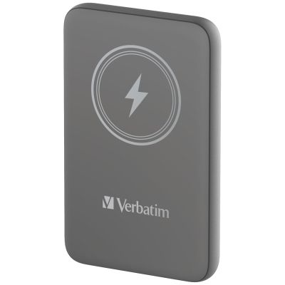 Verbatim Charge 'n' Go Lithium Polymer (LiPo) 10000 mAh Wireless Charging Gray