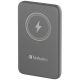 Verbatim Charge 'n' Go Lithium Polymer (LiPo) 10000 mAh Wireless Charging Gray