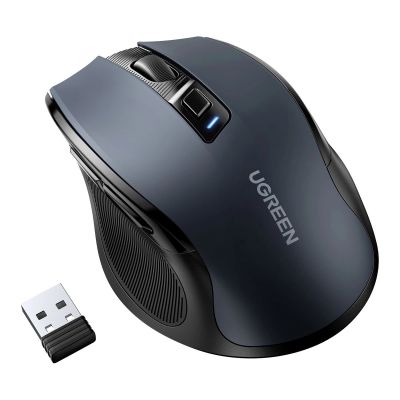2. Ugreen MU006 wireless optical mouse USB 2.4GHz / Bluetooth 5.0 4000 DPI - black