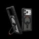 UAG Plasma XTE MagSafe Case for iPhone 17 Pro - Black and Orange