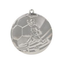 Silver Medal – Football – Steel Medal