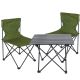 20. FOLDABLE TOURIST SET 3IN1 TABLE AND 2 CHAIRS GREEN ENERO CAMP