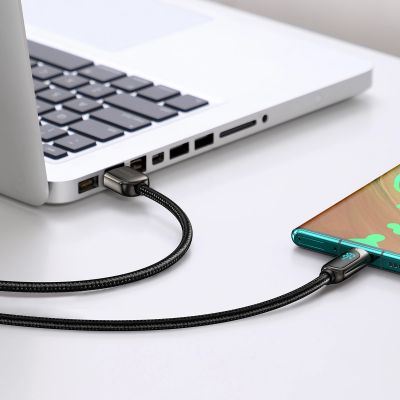 7. Baseus Display Fast Charging Data USB-A / USB-C 66W 1 m cable - black