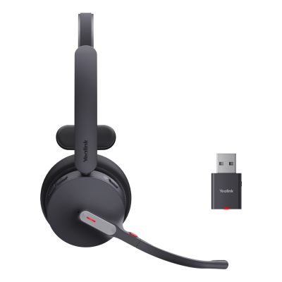 3. Yealink WH64 Hybrid Mono Teams Headset Wireless Headband Office/Call Center Micro-USB Bluetooth Black