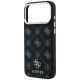 6. Guess Peony 4G Small Logo MagSafe Case for iPhone 17 Pro Max / 18 Pro Max - Black