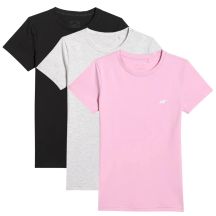 Women's T-shirt (SET OF 3 T-SHIRTS) 4F 4FWMM00TTSHF3306-10S-20S-56S