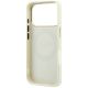 7. Guess Peony 4G Small Logo MagSafe Case for iPhone 17 Pro Max / 18 Pro Max - Beige
