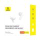 8. Baseus Bowie E19 TWS In-Ear Wireless Headphones - White