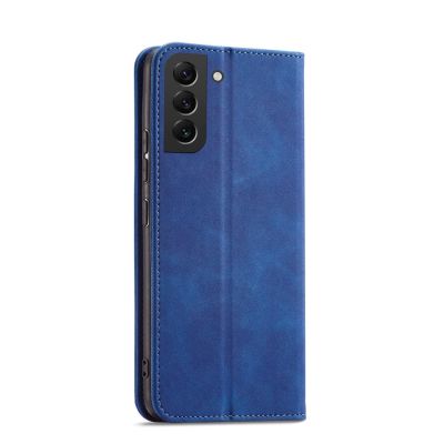 3. Magnet Fancy Case for Samsung Galaxy S23 Ultra Cover with Flip Wallet Stand Blue