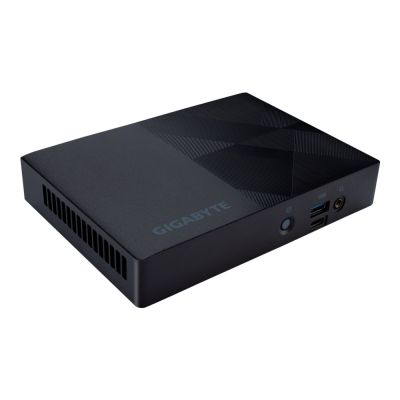 4. GIGABYTE GB-BNIP-N100 Barebone Mini PC, Black, BGA 1264