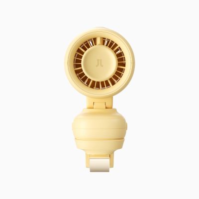 2. Jisulife Stroller Fan 4 5000mAh Mini Fan for Stroller with Metal Clip - Yellow