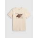 6. Men's regular printed T-shirt 4F 4FRSS26TTSHM4230-11S