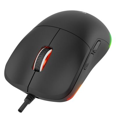 6. RAMPAGE WIRED GAMING MOUSE 12800 DPI BLINK BLACK
