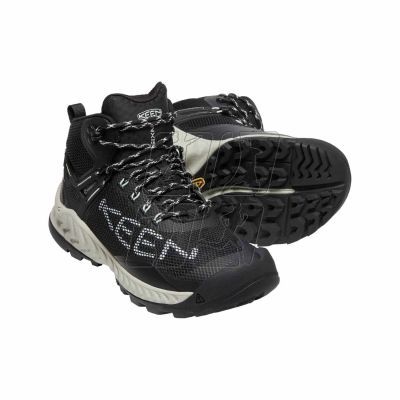 3. KEEN NXIS EVO MID WP BLACK/BLUE GLASS W shoes KE-1025911