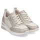 2. Women's gold wedge sneakers Remonte Rieker D2401-61