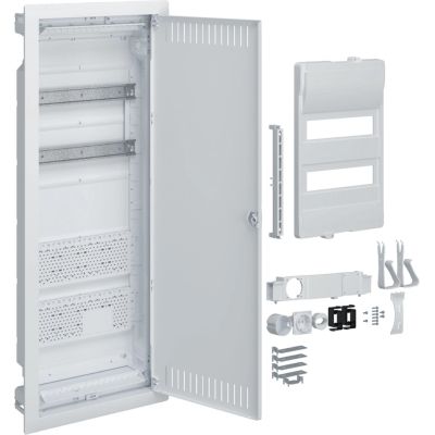 Plastic switchboard PT hybrid 24M 2x mounting plate IP40 865x335x90 perforated door Volta.Hybrid
