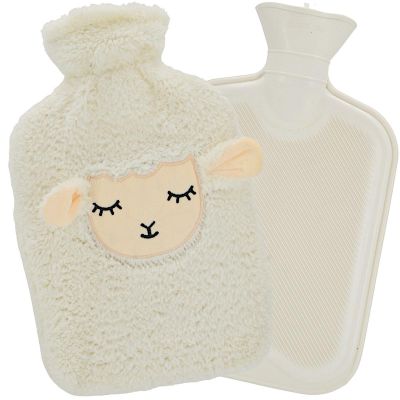 2. RUBBER HOT WATER BOTTLE 1.75L IN ANIMAL COVER - ECURE