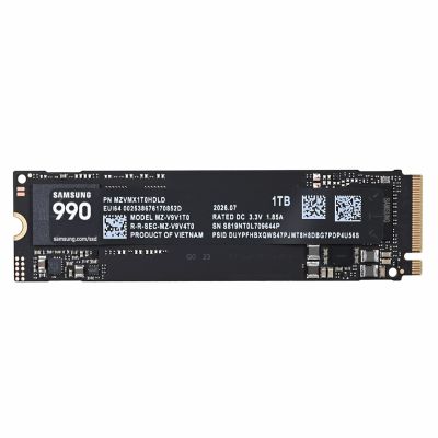 3. Samsung 990 PCIe 4.0 NVMe M.2 SSD MZ-V9V1T0BW