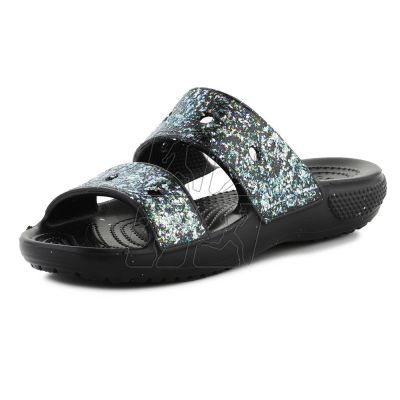 8. Crocs Classic Glitter Sandal Jr. 207788-0C4 slippers