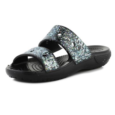8. Crocs Classic Glitter Sandal Jr 207788-0C4
