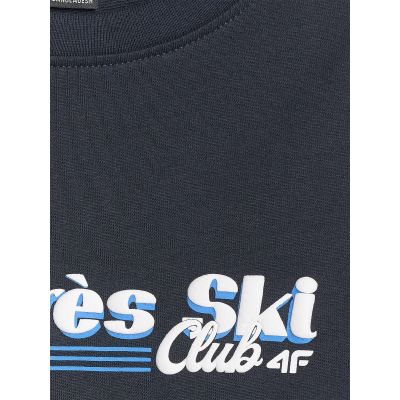 7. Longsleeve regular with print for boys 4F 4FJRAW25TLONM587-31S