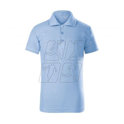 2. Malfini Pique Polo Free Jr polo shirt MLI-F2215 blue