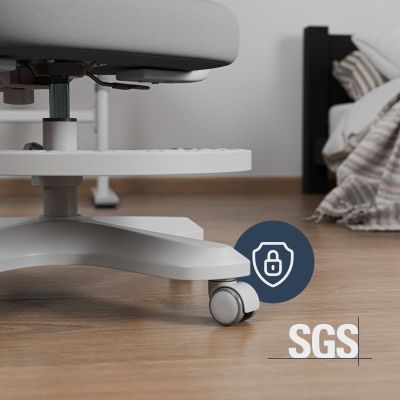 4. Junior 4.6 Gray Swivel Chair