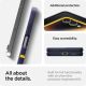 5. Nano Pop Mag MagSafe Case for Samsung Galaxy Z Flip 7 - Navy Blue and Yellow