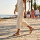 9. Women's beige beach flip-flops Filippo DK7899