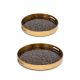 RITUALI DOMESTICI GALATEO Set of 2 round trays