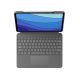 3. Logitech Combo Touch QWERTZ German Smart Connector Gray