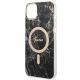 6. Set Guess GUBPP14SHMEACSK Case+ Charger iPhone 14 6.1" black/black hard case Marble MagSafe
