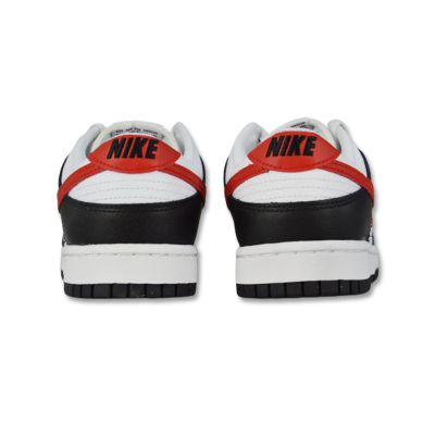 4. Nike Dunk Low Retro Men's Sneakers Black/White/Red - FB3354-001