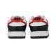 4. Nike Dunk Low Retro Men's Sneakers Black/White/Red - FB3354-001