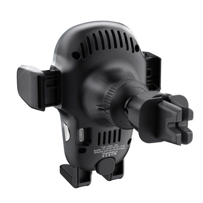 6. Dudao Automatic Car Holder with Built-in Qi 15W Wireless Charger Gray (F20xs)