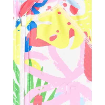 8. Girls' one-piece swimsuit with UPF50+ filter 4F 4FJRSS26USWSF144-92A