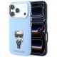2. Karl Lagerfeld Smooth Ikonik Sketch MagSafe case for iPhone 18 Pro / 17 Pro - light blue