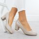 2. Nude Sergio Leone PB178 block heel pumps