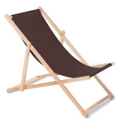 2. GreenBlue GB183 Brown Garden Deckchair