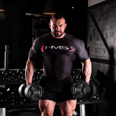 2. HPC 42.5 KG POLYURETHANE Dumbbell CPU HMS