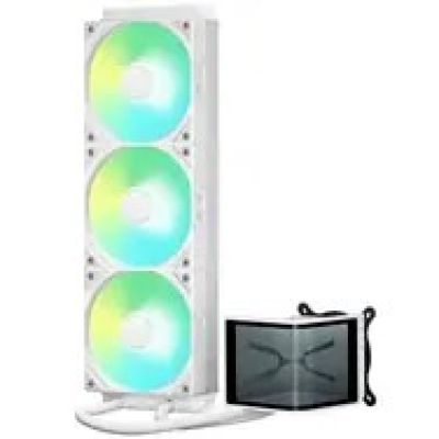 6. TRYX PANORAMA SE ARGB 360 Complete Water Cooling, 3D AMOLED Display - 360mm, White