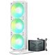 6. TRYX PANORAMA SE ARGB 360 Complete Water Cooling, 3D AMOLED Display - 360mm, White